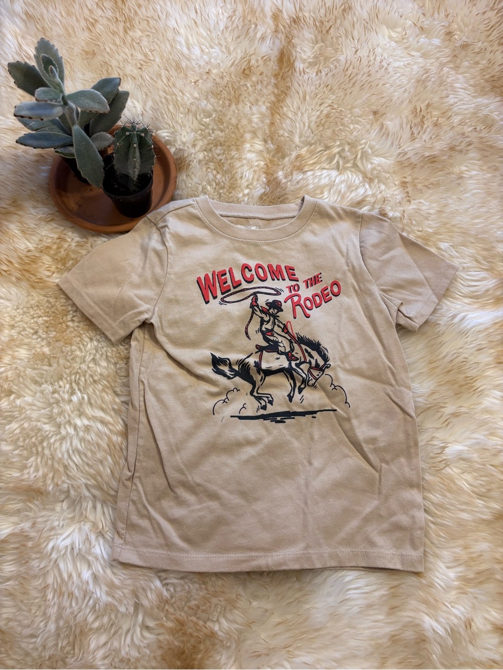 4T welcome to the rodeo tshirt